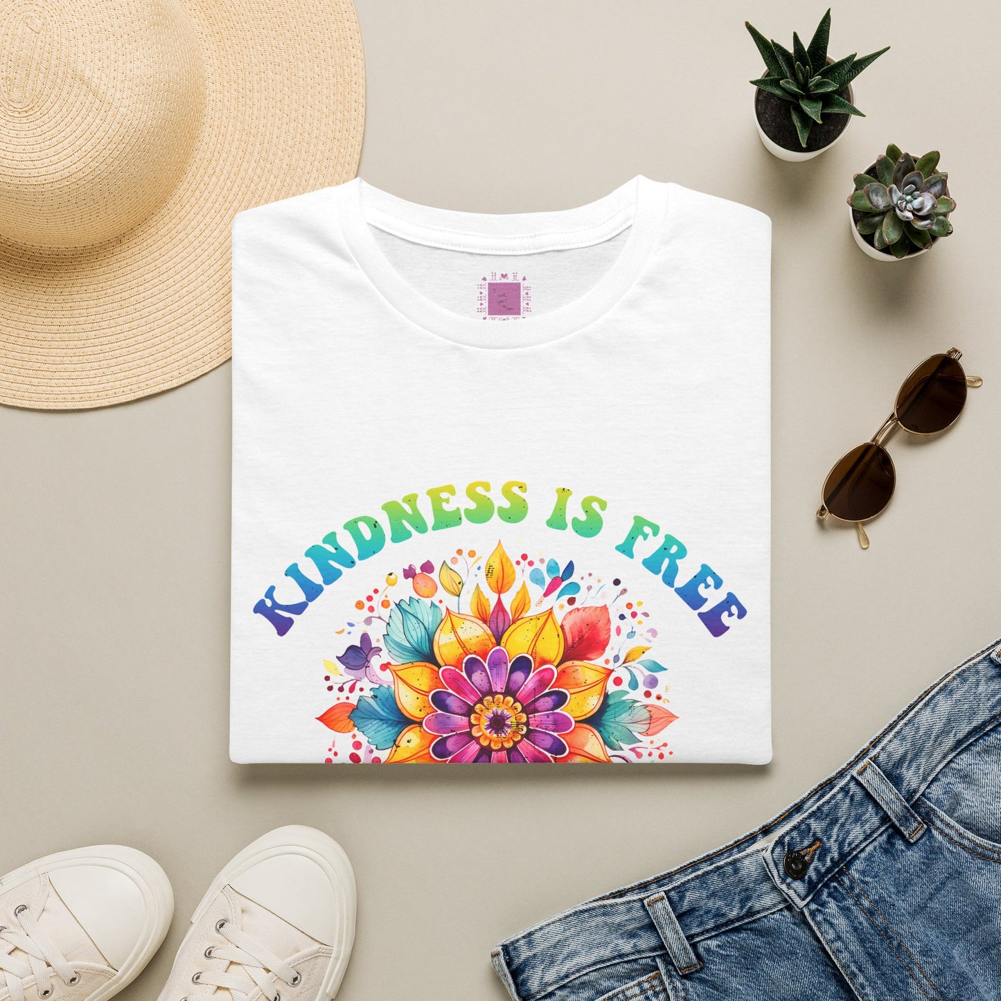 Kindness Is Free Tee | Spread Kindness Everywhere