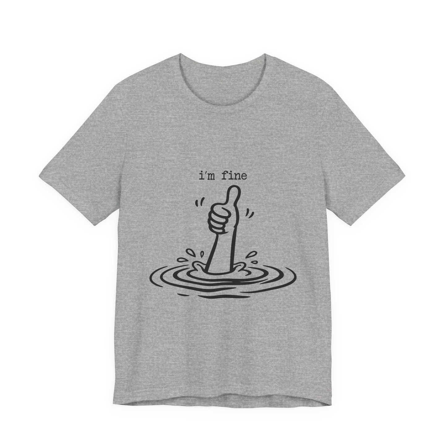 I’m Fine Tee — Funny Thumb-Up Graphic T-Shirt