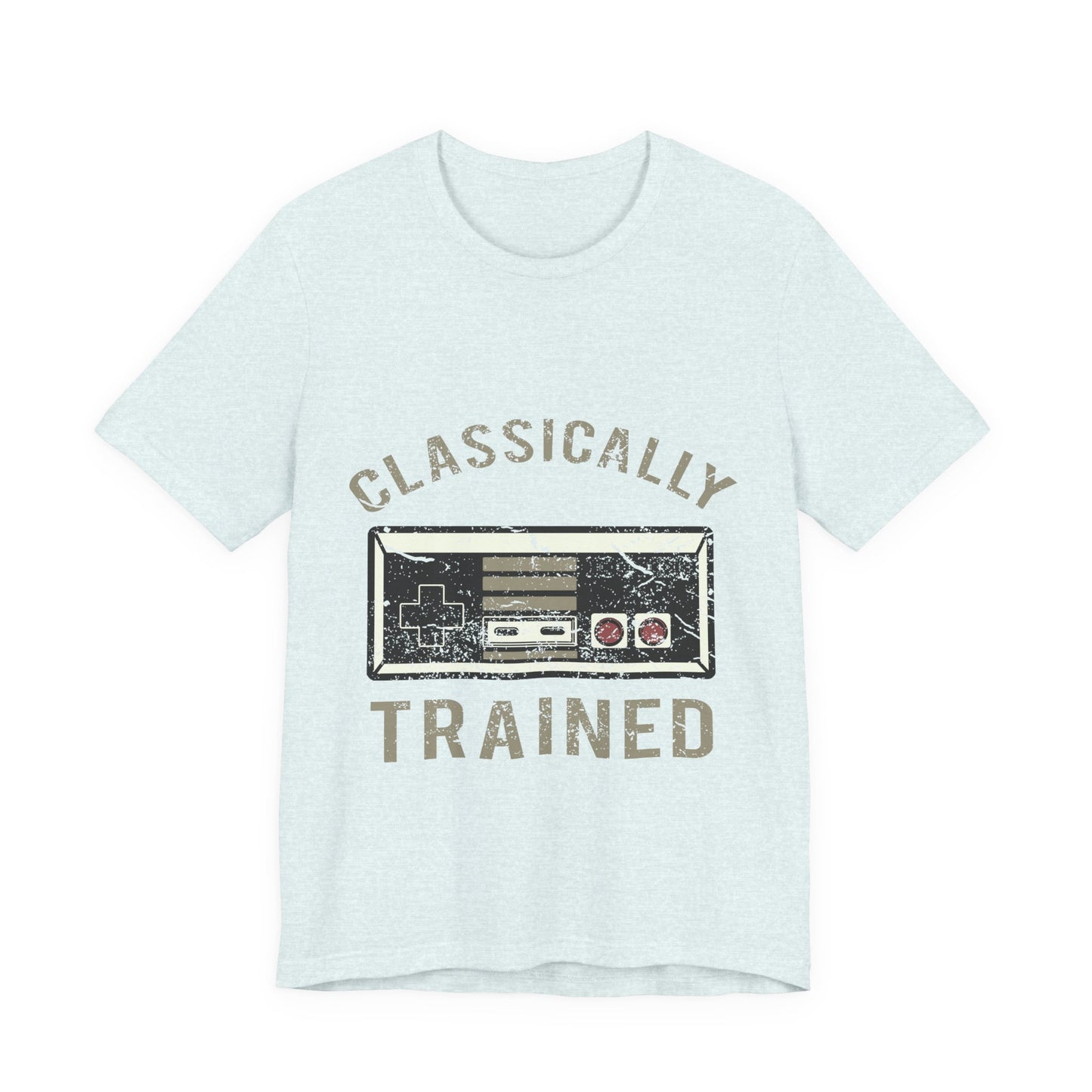 Classic Gamer T-Shirt — "Classically Trained" Retro NES Controller Tee