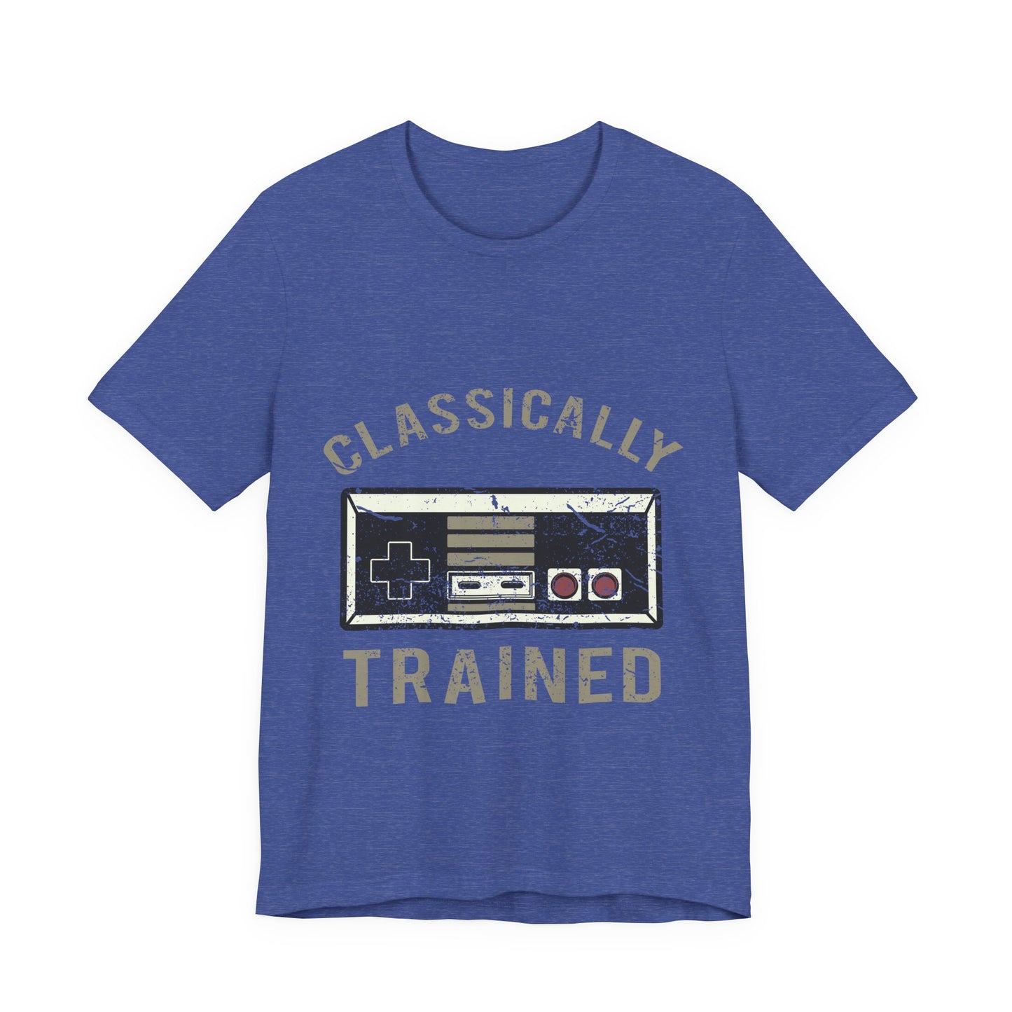 Classic Gamer T-Shirt — "Classically Trained" Retro NES Controller Tee